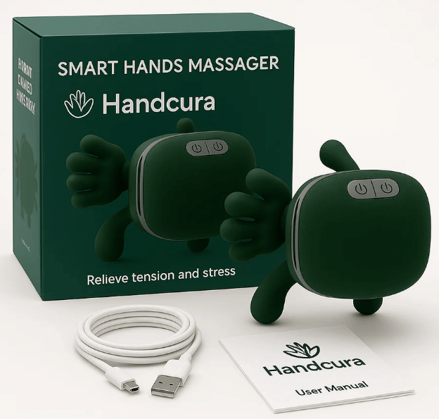 Smart Electric Neck Massager | Finger-Pressure Simulation Massage Device | Relaxing Neck & Shoulder Massager | Portable Comfort & Relaxation Tool